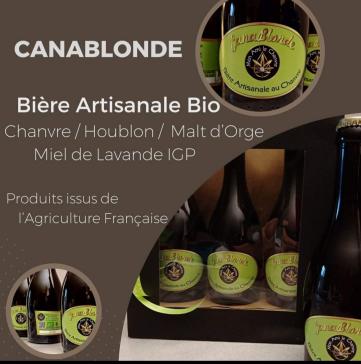 Découvrez notre bière CanaBlonde réalisée à base de chanvre